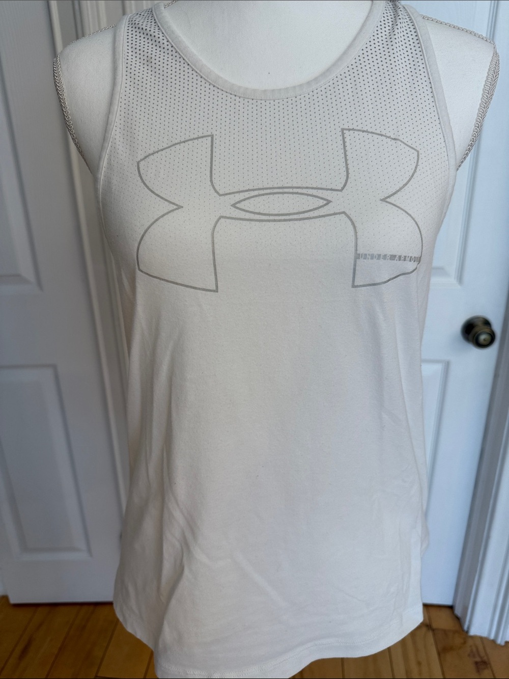 Under Armour Women's Cream Mesh Yoke Tank Top